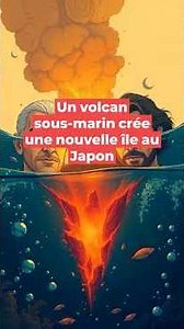 Un volcan sous-marin crée une nouvelle île au Japon