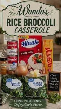 Wanda's Easy Cheesy Broccoli Rice Casserole