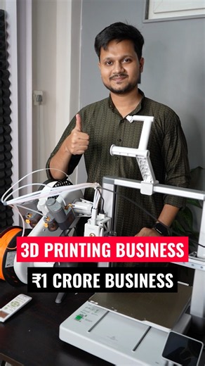 Day 2 of building a ₹1 Crore 3D Printing Business in 1 Year! 🚀