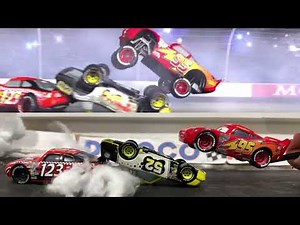 Cars 1 Dinoco Is All Mine Scene Stopmotion and movie side by side comparison |lighting McQueen|