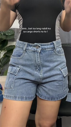 tapos ang bilis maubos ng sizes at color 🥹😭#denimshorts #cargoshorts #cargodenimshorts #shortsforwomen #outfit