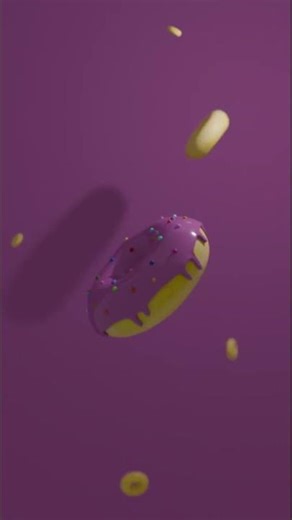 donut 3d modelling - blender