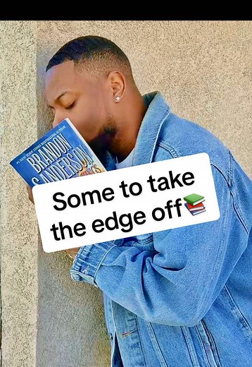 When life gets stressful, pick up that book 📚😭 • •@Brandon Sanderson • #BookTok #bookishthoughts #booktokfyp #bookhumor #booklover