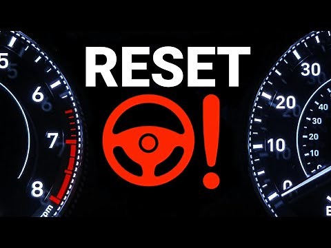 How to Fix & Reset Power Steering Warning Light Stays On or Flashing | Power Steering Light On