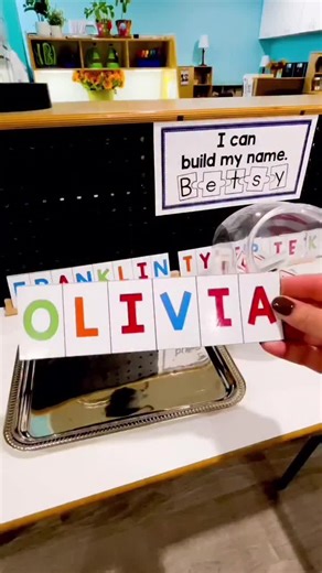 Engaging Magnetic Name Practice for Kindergarten