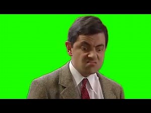 Mr Bean confused - GreenScreen [Chroma]