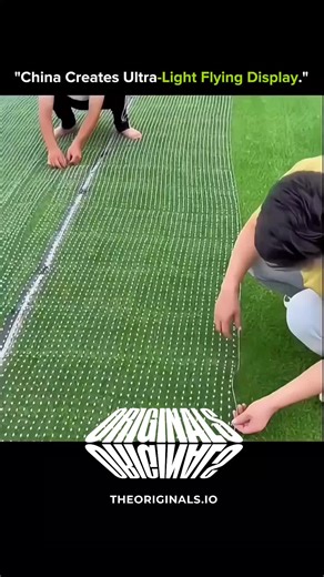 SCIENCE| BEYOND | EVERYTHING on Instagram: "China Creates an Ultra-Light Flying Display ✨🛸 • ✈️ Next-Level Innovation: China has developed an ultra-light flying display system that combines aviation, robotics, and visual art. • 🪶 Extremely Lightweight Design: The aircraft or drones are built with ultra-light materials, allowing stable flight with minimal energy. • 💡 Aerial Visual Magic: LED lights and precise programming turn the sky into a moving digital canvas. • 🧠 Advanced Control Systems