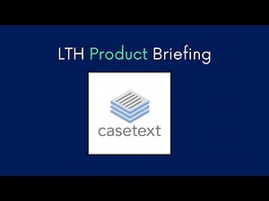 CoCounsel Product Briefing