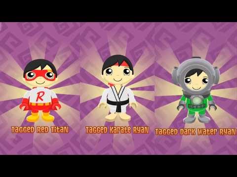 TAG WITH RYAN REVERSE PJ MASK VS TWO RYANS FUNNY GAMEPLAY