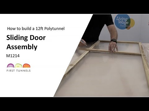 12ft Polytunnel | Sliding Door Tutorial | M1214