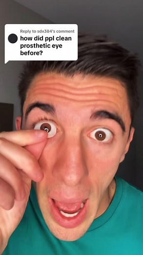 Cleaning a prosthetic eye ️ Shop ProstEye Wipes now  #eye #eyes #eyeball #eyeballs #oneeye #oneeyed #glasseye #glasseyes #prostheticeye #prostheticeyes #artificialeye #artificialeyes #monocular #ocular #ocularist #ocularistry #ocularprosthesis #ocularprosthetics #prosteye #reels #reelsforyou | Prost Eye | Facebook