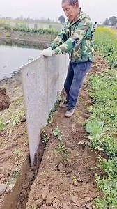 2K views | Installation process of anti freeze and high temperature resistant fish pond tile fence #safetyfirst #engineering #welding #satisfying #diy #skilledtrades #architecture #constructionworker #carpentry #construction #howto #tiling #flooring #behindthescenes #tools | Gabriel Hawk | Facebook