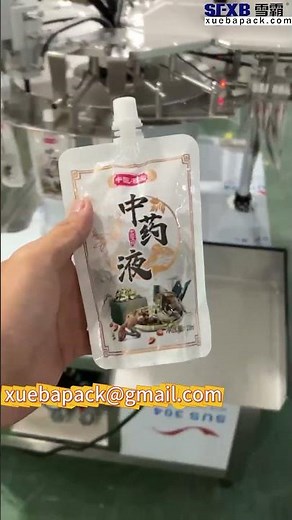 Spout bag/Spout pouch 2-head filling and capping machine