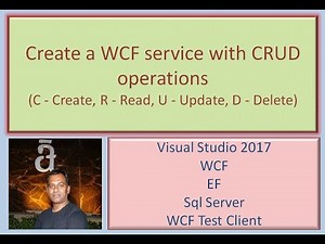 How to create a WCF service with CRUD operations easily (WCF + EF).