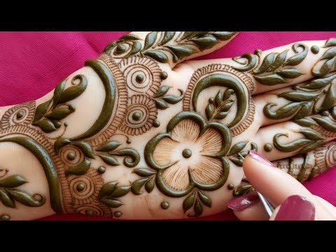Very Beautiful Indo Arabic Mehndi Design ll Floral Gulf Mehndi Design ll Full Hand Mehndi ll Mehndi