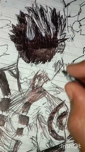 I draw kit kat gojo what Inext one draw #trendingshorts #animedrawing #anime