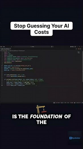 Count Tokens Before the LLM Request (Python) #aiagents #ai #coding #programming #llm