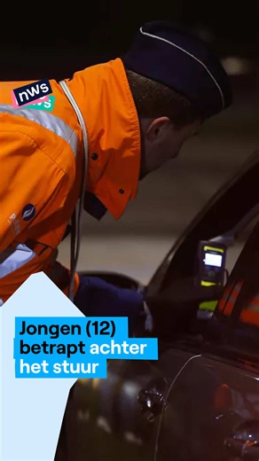 Jongen (12) betrapt achter het stuur #politie #alcoholcontrole #betrapt #rijden