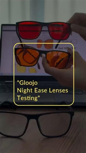 Clear vs. Red / Orange Tinted: The Ultimate Blue Light Test! 👓🔥 #gloojoeyewear #eyecareexcellence