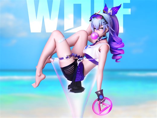 小烧杯系列NO.1 星穹铁道-银狼