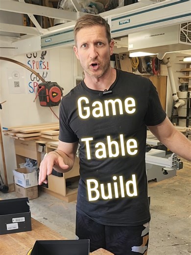 Game Table Build Day 3. Taking clamps off & Opening up some Govee Led's. #Gametable #NZ #woodworking #maker #furnituremaker