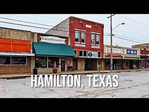 Hamilton, Texas! Drive with me through a Texas town!