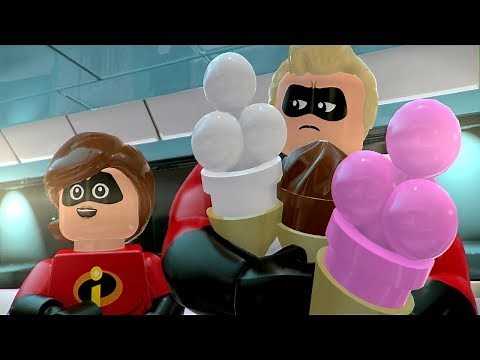 LEGO The Incredibles Walkthrough - Chapter 2 Hover Train Hijinx - All Minikits (100% Guide)