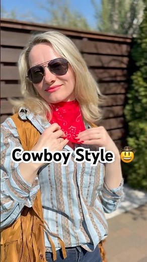 DIY cowboy bandana 🤠 Easy & stylish!