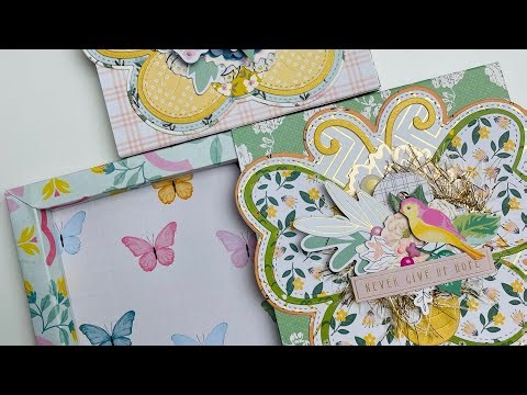 Butterfly shadow box tutorial & embellishments