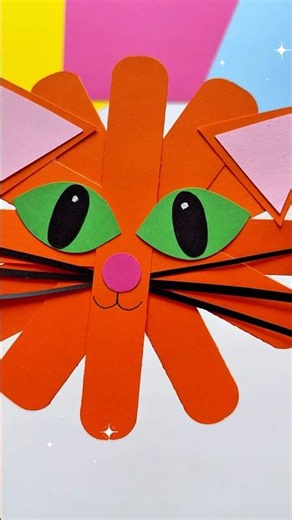 Cute Paper Cats 🐱😍 | Fun Craft Activity for Home, Classroom & Creative Play 💫