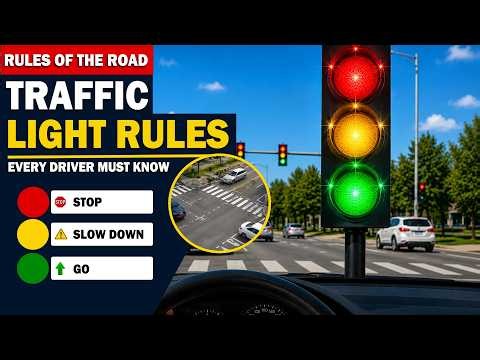 Traffic Light Rules Every Driver Must Know 🚦 | Rules Of The Road