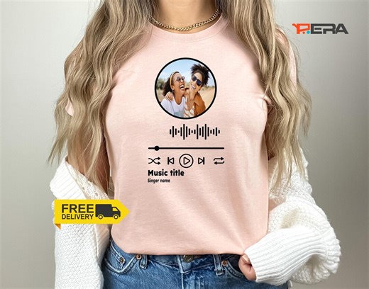 Custom Song Shirt With Photo: Personalized Singer and Song Music T-shirt - Etsy