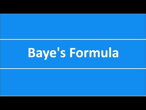 CFA Level1-Baye's Formula