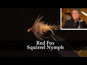 How to Tie Red Fox Squirrel Nymph - Rick Wollum - Fly tying tutorials