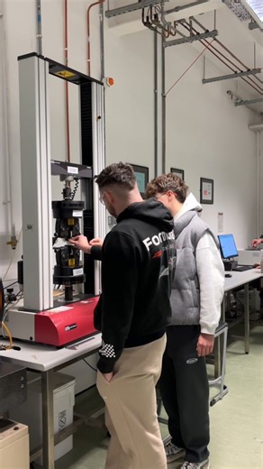 Today we’re taking a look inside our Polymer & Physics Lab with students Anthony and Heorhii, recently named recipients of this year’s J.L. Goor Award. Working with state-of-the-art materials testing equipment, students gain hands-on experience at the forefront of polymer and applied physics research. #StartWithTUS #TUSAthlone #Polymer | Technological University of the Shannon, Athlone