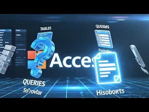 Ms Access dasturining asosiy elementlari va maydon xususiyati Ms Access dasturida ma’lumotlar ombori