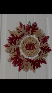 Fall Door Hanger DIY | We Craft Around