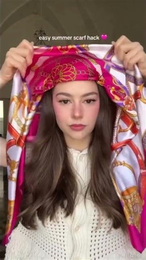 Lenço Cetim Bandana Cachecol Seda Colorido Echarpe Lenço para Praia 90cmx90cm