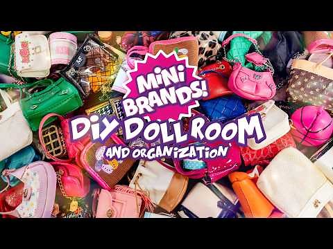 Organization Hacks For Mini Brands | How To Make a Doll Room For Small Spaces