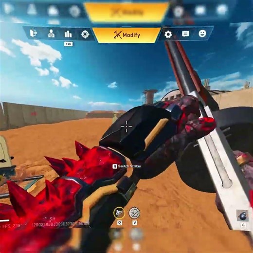 This new gun has 100 bullets 💀!! #bloodstrike