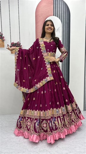 SAKHI COLLECTION on Instagram: "👉Rate:-2099+Ship👈 ORDER ON WHATSAPP +91 9537981989 Real Modeling Product📸🎥 *👗💌Launching New Festival Lehenga Choli👗💌* 👗Choli👗 *Fabric:-* Pure Vichitra *Work:-* Heavy Embroidery Coading Sequence & Thread Work *Inner:-* Micro Cotton *Size:-* M upto L margin XL upto 2xl margin *(Fully Stitched)* 👗Lehenga👗 *Fabric:-* Pure Vichitra *Work:-* Heavy Embroidery Coading Sequence & Thread Work With Dori *Inner:-* Micro Cotton *Flair:-* 3.50 Meter *Attach canvas p