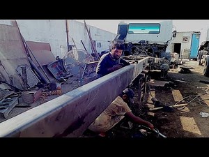 How To extend the length of a truck Chassis Truck chassis converting 4meters to 7meters truck world1