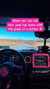 256K views · 6.8K reactions | ✨ One of the reasons I love having a skyonetouch top 﫶 #jeepwrangler #pinkjeep #pinkposhjeep #pinkjeepwrangler | Veronica Cannady | Facebook