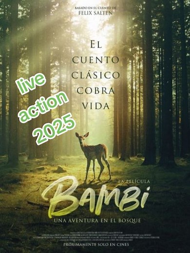 BAMBI : UNA VIDA EN EL BOSQUE / LIVE ACTION / TRAILER / 2025 #movietrailer #movietrailers #teasertrailer #trailers #liveaction #liveactionmovie #peliculas #pelicula #peli #peliculasrecomendadas #pelicularecomendada #movie #movies #movierecommendation #bambi #bambiliveaction #bambimovie #bambiunavidaenelbosque #bambipelicula #liveactiondisney