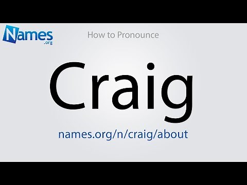 How to Pronounce Craig