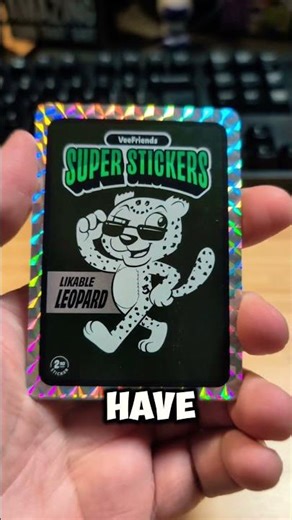 First pack of a VeeFriends Superstickers Manga Series box #veefriends #stickers #collection