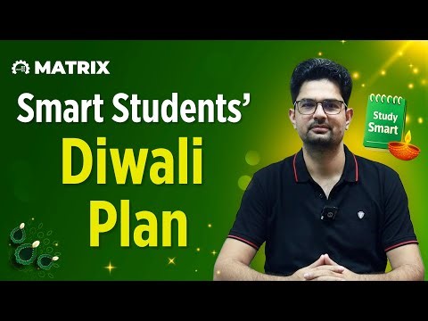 Smart Students Use Diwali Break Wisely! 🎯 | Diwali Message for JEE & NEET Aspirants | Matrix Sikar