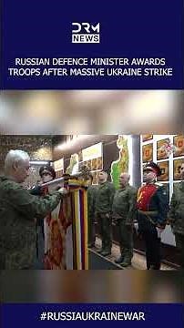 Russian Defence Minister Belousov Awards Troops After Massive Ukraine Strike | DRM News | AC1F