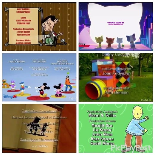 MB, SK, Mickey Mouse Clubhouse, Out Of The Box, The Book Of Pooh & Pinky Dinky Doo Credits Remix