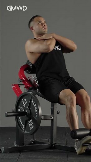 GMWD Ab Crunch&Back Extension Machine:2-in-1 training, versatile adjustments, and reduced back pain!